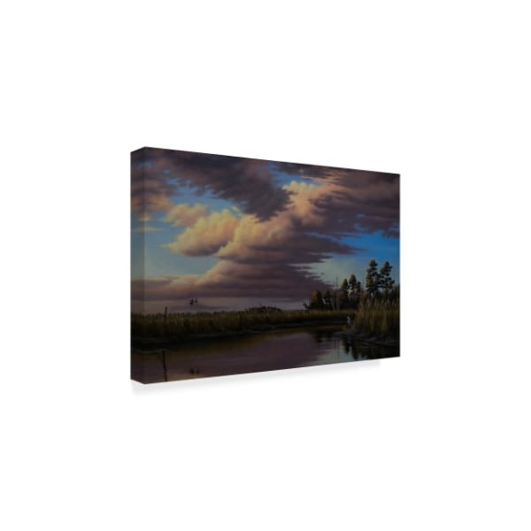 Wilhelm Goebel 'Sunset On Wicomico Creek' Canvas Art,22x32